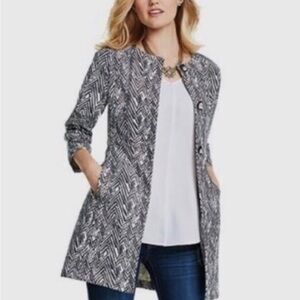 CAbi Zig Zag Ponte Knit Jacket